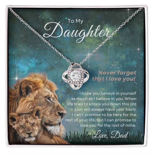 Daughter Old Lion ( From Dad) - Necklace