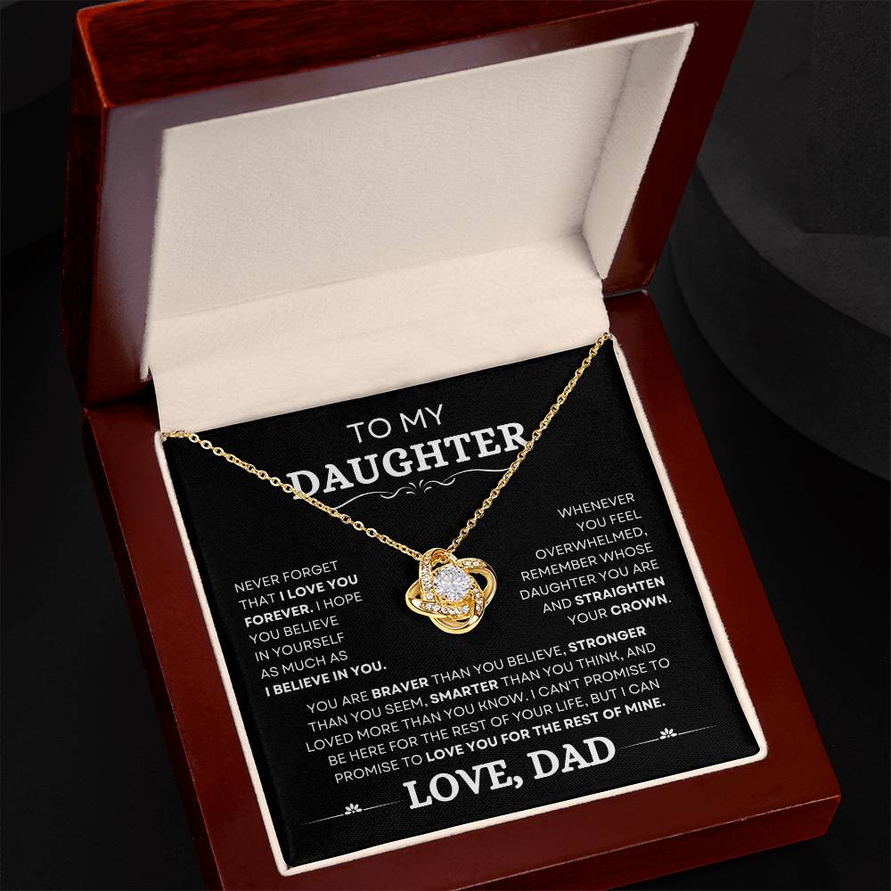 Daugther Love You Forever ( From Dad) - Necklace