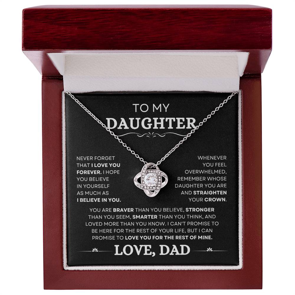 Daugther Love You Forever ( From Dad) - Necklace